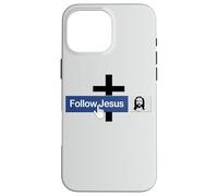 Carcasa para iPhone 16 Pro MAX Seguir Jesús Fe Libro Cristiano Cruz Amor Cristo Biblia