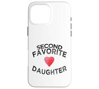 Carcasa para iPhone 16 Pro MAX Segundo Favorito Divertido Hermano Daddy'S Girl celos Hija