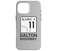Carcasa para iPhone 16 Pro MAX Señal de Carretera de Alaska, Ruta 11, de Dalton Highway