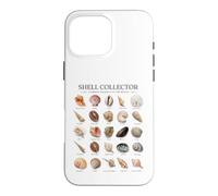 Carcasa para iPhone 16 Pro MAX Shell Collector Conchas Marinas comunes del Mundo Arte Vintage