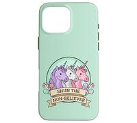 Carcasa para iPhone 16 Pro MAX Shun The Non-Believer Funny Charlie Unicorn Sarcasmo Meme