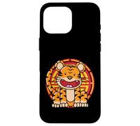 Carcasa para iPhone 16 Pro MAX Signo de Estrella Chino Tigre (Rama de la Tierra)