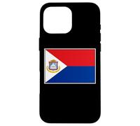 Carcasa para iPhone 16 Pro MAX Sint Maarten Bandera San Maarten Carribean PAÍSES Bajos