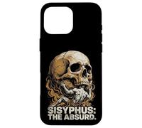 Carcasa para iPhone 16 Pro MAX Sisyphus The Absurd Vintage Philosophical Skull