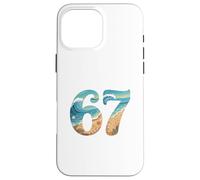 Carcasa para iPhone 16 Pro MAX Six SSix Seven Beach Summer Waves Diversión Niñas Niños Hombres