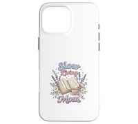 Carcasa para iPhone 16 Pro MAX Slow Living Mamá Cozy Cottagecore Lectura Estética