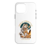 Carcasa para iPhone 16 Pro MAX Snack Committee Chairman, Raccoon Camping Humor