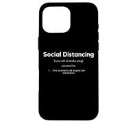 Carcasa para iPhone 16 Pro MAX Social Distancing Uno Scenario Da Sogno per Introversi