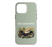 Carcasa para iPhone 16 Pro MAX Soft Days Only Cute Duck Pond Cozy Nature Cottagecore Calma