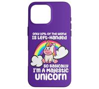 Carcasa para iPhone 16 Pro MAX Solo el 10% del Mundo es un Unicornio zurdo