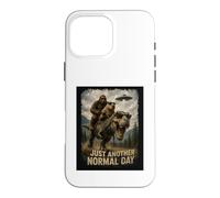 Carcasa para iPhone 16 Pro MAX Solo Otro día Normal | Retro Bigfoot Capibara T-Rex