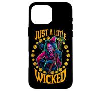 Carcasa para iPhone 16 Pro MAX Solo un pequeño Truco o Regalo Divertido para Brujas de Halloween