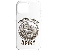 Carcasa para iPhone 16 Pro MAX Sometimes I Just Be Spiky Funny Grumpy Uromastyx Lagarto