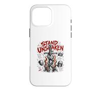 Carcasa para iPhone 16 Pro MAX Sostenga la fe inquebrantable sobre el Miedo a Las Escrituras cristianas