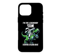 Carcasa para iPhone 16 Pro MAX Soy el Legendario Tom Funny Astronaut Dinosaur Cartoon