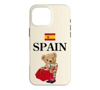 Carcasa para iPhone 16 Pro MAX Spanish Teddy Bear Bull Fighter, Spain Illustration Graphic