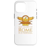 Carcasa para iPhone 16 Pro MAX SPQR - La Gloria de Roma es eterna - Águila Romana