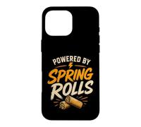 Carcasa para iPhone 16 Pro MAX Spring Rolls Eating Asian Food Funny