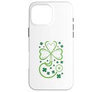 Carcasa para iPhone 16 Pro MAX St Patrick's Day Nurse Doctor Stethoscope Shamrock RN MD