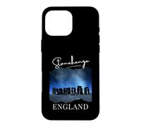 Carcasa para iPhone 16 Pro MAX Stonehenge by Night Tourist Travel Souvenir Gran Bretaña Reino Unido