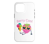 Carcasa para iPhone 16 Pro MAX Strawberry Berry Cool Summer Icecream