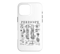 Carcasa para iPhone 16 Pro MAX Submarino náutico Periscopio Subbarco Naval Vintage Patente
