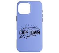 Carcasa para iPhone 16 Pro MAX Sudáfrica Ciudad del Cabo Table Mountain Travel Hiking Gifts