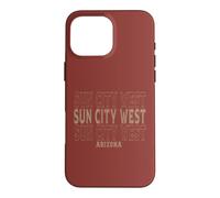 Carcasa para iPhone 16 Pro MAX Sun City Vintage del Oeste de Arizona