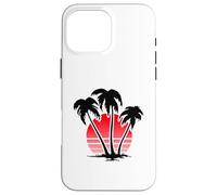 Carcasa para iPhone 16 Pro MAX Sunset Beach Palm Trees for Summer Vacation or Holidays