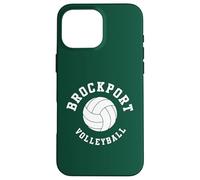 Carcasa para iPhone 16 Pro MAX SUNY Brockport Golden Eagles Retro Volleyball