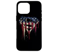 Carcasa para iPhone 16 Pro MAX Superman Bleeding Classic Shield