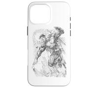 Carcasa para iPhone 16 Pro MAX Superman Pencil City To Space Sketch