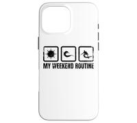 Carcasa para iPhone 16 Pro MAX Surfista Fin de Semana Amante del Surf