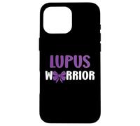 Carcasa para iPhone 16 Pro MAX Survivor Fighter Purple Support Awareness Warrior Lupus