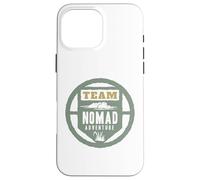Carcasa para iPhone 16 Pro MAX Team Nomad Adventure Emblema Circular para exploradores al Aire Libre