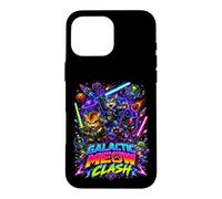 Carcasa para iPhone 16 Pro MAX Tech War Cats Clash, Space Cats Illustration Graphic Cartoon