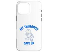 Carcasa para iPhone 16 Pro MAX Terapia Divertida de Tortugas Humor Conciencia Mental