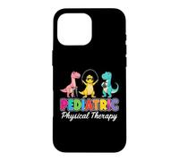Carcasa para iPhone 16 Pro MAX Terapia física pediátrica Lindo Dinosaurio Dinosaurio Colorido