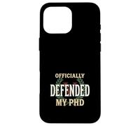 Carcasa para iPhone 16 Pro MAX Tesis Doctoral Escritura Tesis Disertación Disertación Sobreviviente