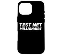 Carcasa para iPhone 16 Pro MAX Test Net Millionaire Funny Crypto Blockchain Test Net Coins