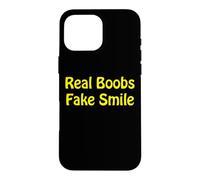 Carcasa para iPhone 16 Pro MAX Tetas Reales. Sonrisa Falsa