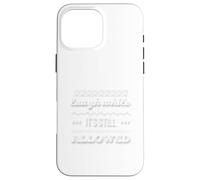 Carcasa para iPhone 16 Pro MAX Texto de Humor Divertido Gente Divertida se ríe Mientras Sigue Siendo Legal