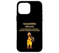 Carcasa para iPhone 16 Pro MAX The Definition of Chocolat with Funny Yellow Rubber Chicken