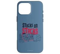 Carcasa para iPhone 16 Pro MAX The Flintstones Fred Barney Stacks on Stacks