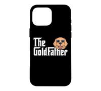 Carcasa para iPhone 16 Pro MAX The GoldFather, Divertido Amante de los Golden Retriever para Hombres
