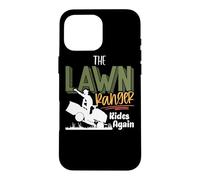 Carcasa para iPhone 16 Pro MAX The Lawn Ranger Rides Again - Mower Mowing - Lawn Caretaker