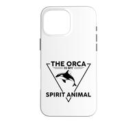Carcasa para iPhone 16 Pro MAX The Orca Is My Spirit Animal Whale Regalo de cumpleaños para Mujeres y Hombres