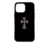 Carcasa para iPhone 16 Pro MAX The Rhombus Shine Pave Diamonds Silver Cross