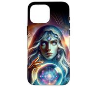 Carcasa para iPhone 16 Pro MAX The Seer - Arte de fantasía de hechicera mística con Bola de Cristal