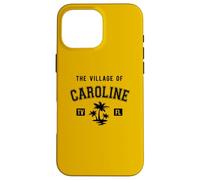 Carcasa para iPhone 16 Pro MAX The Village of Caroline Diseño de Palmeras de Estilo clásico